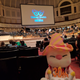 I took this and the next photo before I got my current Pixel 2, so the quality isn’t amazing, but you can kind of see the performers warming up!